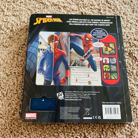 Spider-Man Marvel Never A Dull Day Sound Book - Picture 3 of 5